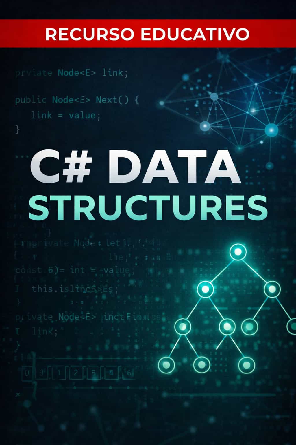 Portada del libro Estructuras de datos y algoritmos usando C#