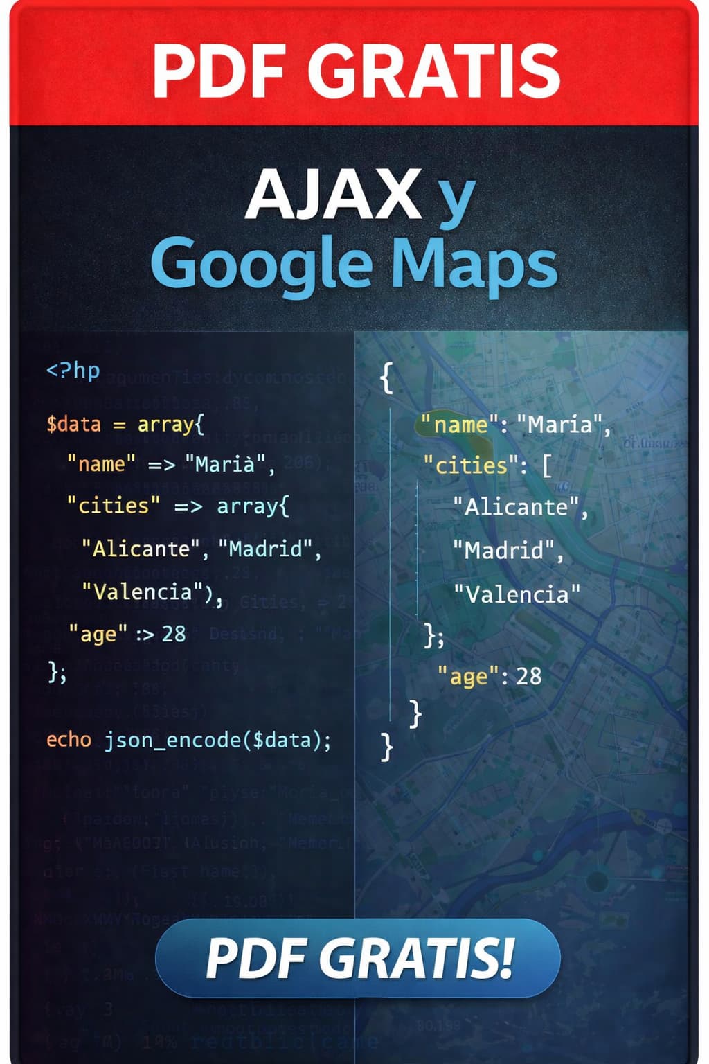 Portada del libro Programación Web Avanzada: AJAX y Google Maps